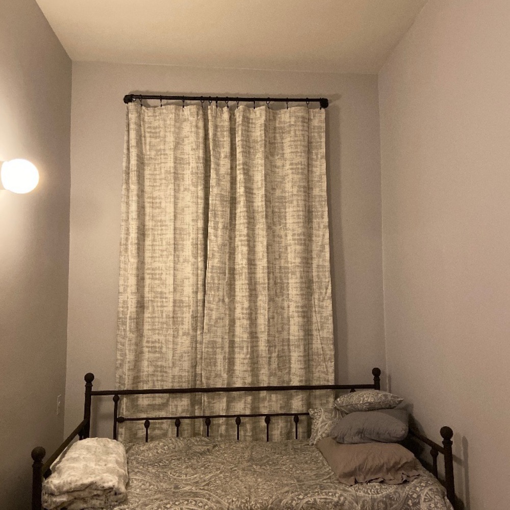 Pottery Barn Dry Brush Printed Blackout Curtain
